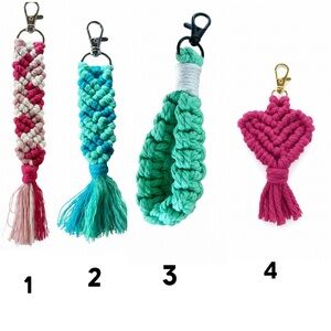Handmade Macrame Keychains